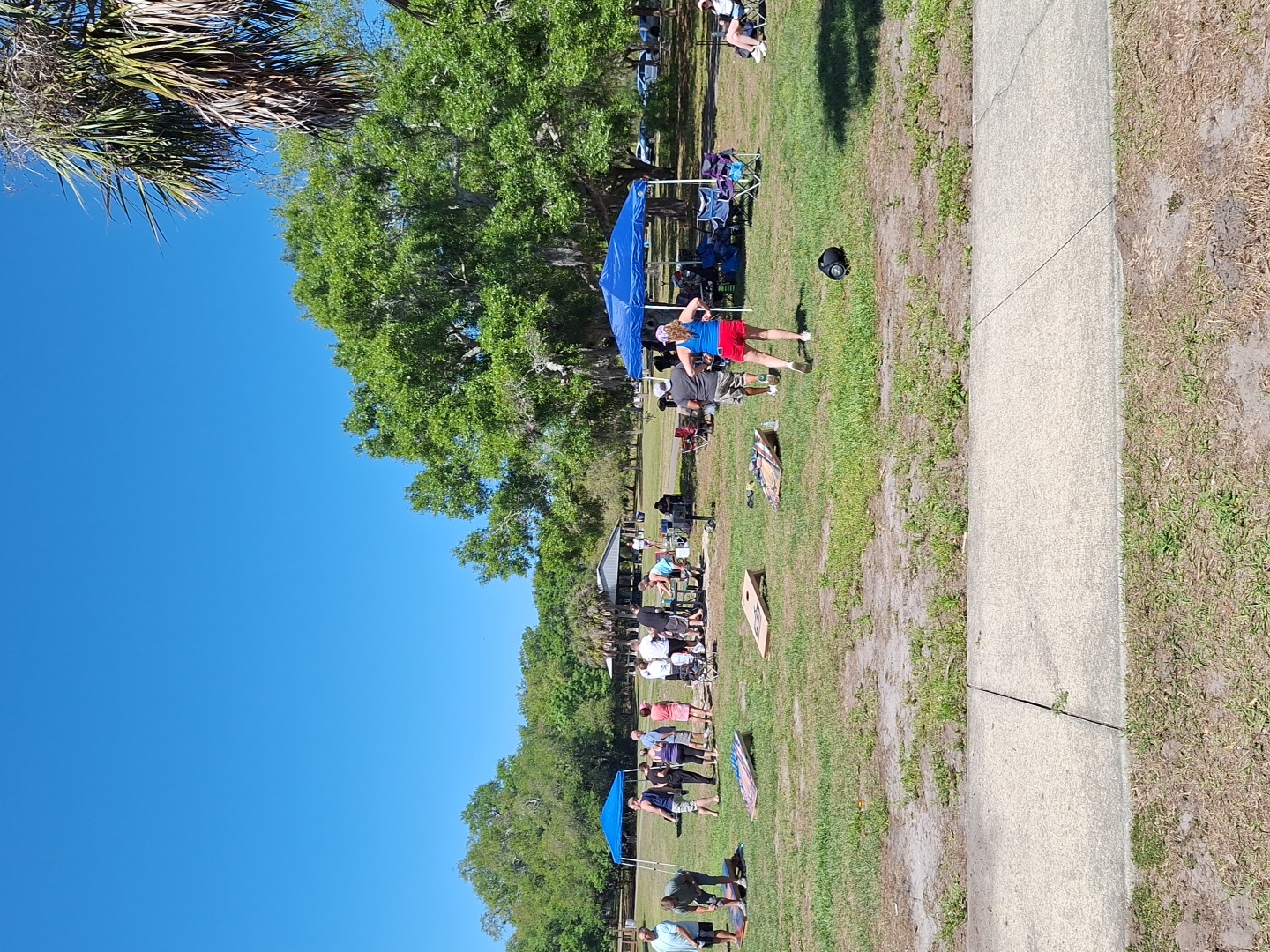 Players competing at Eagle Lake Park
